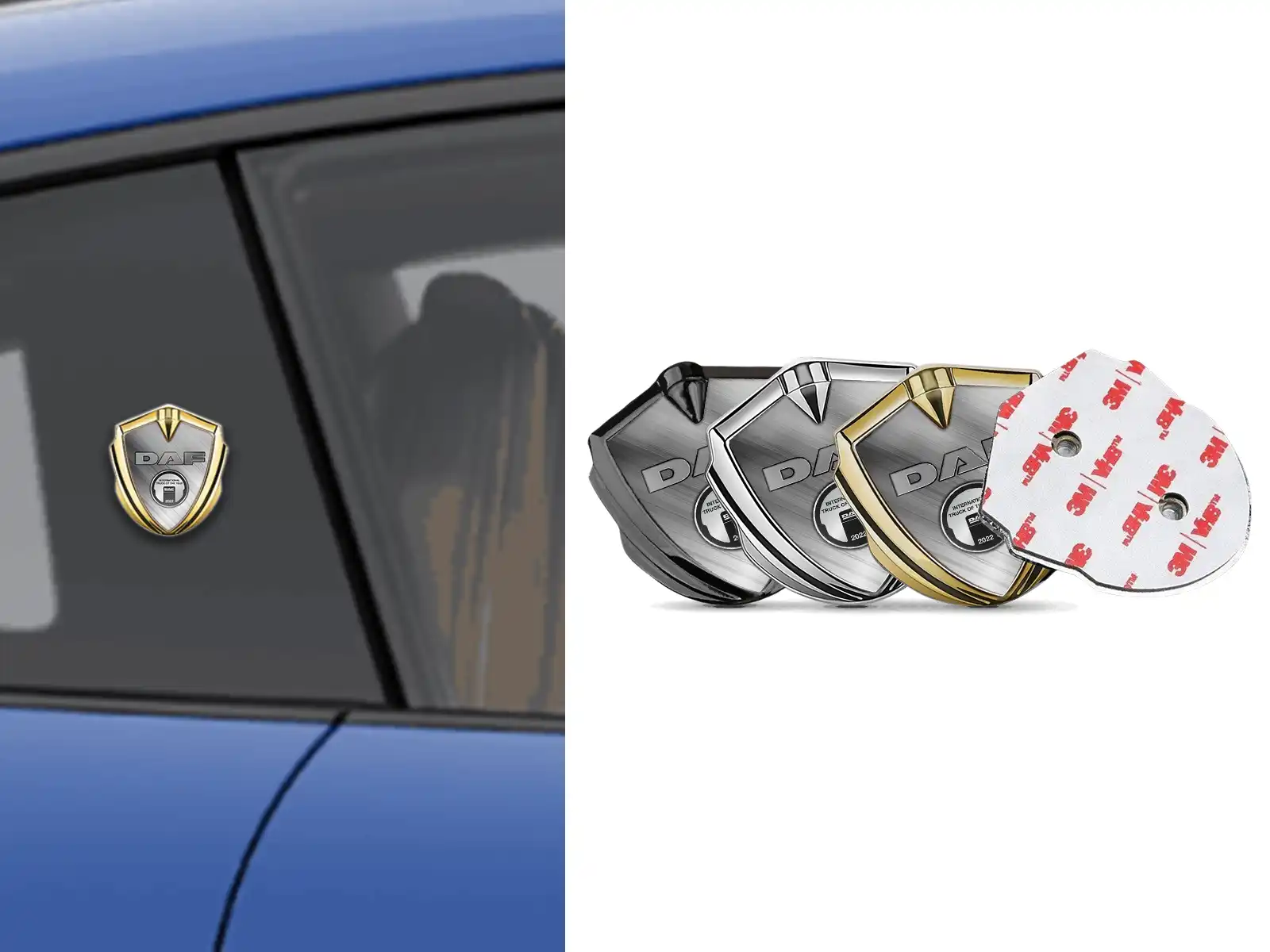 Daf Emblem Fender Badge Tuning Inspired Alloy